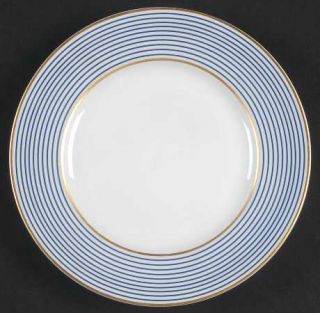 Raynaud Crinoline Blue Bread & Butter Plate, Fine China Dinnerware   Blue Concen