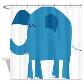  Blue Elephant Shower Curtain  Use code FREECART at Checkout