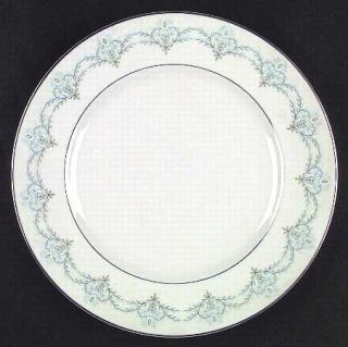 Franconia   Krautheim Romance Dinner Plate, Fine China Dinnerware   Platinum Tri