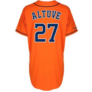 Houston Astros Jose Altuve Majestic MLB Youth Player Replica Jersey