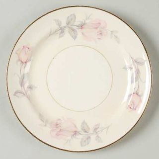 Homer Laughlin  N1750 Salad Plate, Fine China Dinnerware   Large Pink Roses On R