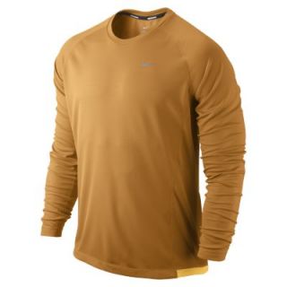 Nike Miler Mens Running Shirt   Kumquat