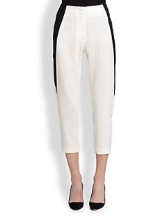 Cut25 by Yigal Azrouel Cropped Two Tone Pants   Optic
