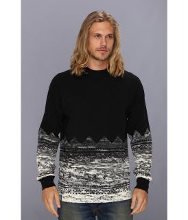 L R G Iron Mountain L/S Knit Mens Sweater (Black)