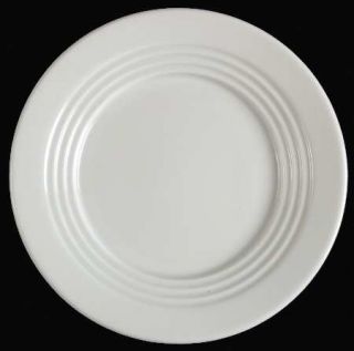 Block China Odyssey White Bread & Butter Plate, Fine China Dinnerware   All Whit