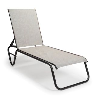 Telescope Casual Gardenella Sling Stackable Armless Chaise Lounge   808A 01D