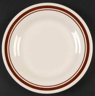 Oxford (Brazil) Oxf16 (Brazil) Luncheon Plate, Fine China Dinnerware   2 Brown B