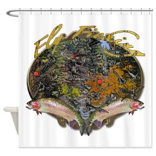  Fly Fishing Shower Curtain  Use code FREECART at Checkout