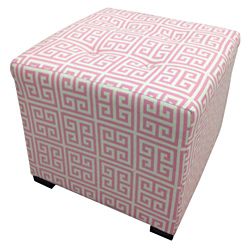 Sole Designs Pinky Chain Square Ottoman