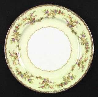 Noritake Fabian Dinner Plate, Fine China Dinnerware   Tan Edge,Multicolor Floral