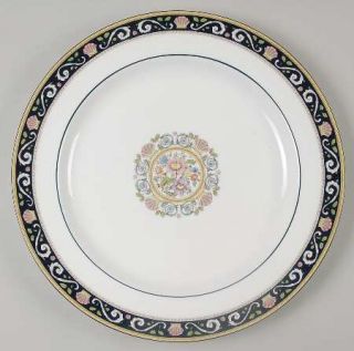 Wedgwood Runnymede Blue 13 Chop Plate (Round Platter), Fine China Dinnerware  