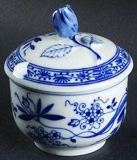 Hutschenreuther Blue Onion (Scalloped, Rim) Mini Sugar Bowl & Lid, Fine China Di