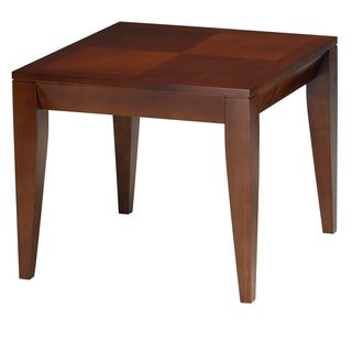 Mayline Diamond Series Veneer End Table (Bourbon cherryMaterials Hardwood, cherry veneerDiamond pattern Dimensions 22.25 inches high x 24 inches wide x 24 inches deepShape SquareWeight capacity 150 pounds evenly distributedModel No 104SAssembly Requi