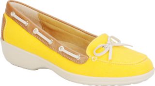 Womens Softspots Ally   Yellow/Tan Canvas Ornamented Shoes