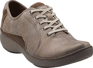 Womens Clarks Wave.Drift   Graphite Leather Casual Shoes