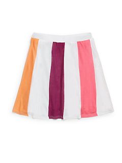 Girls Striped Skirt   Violet