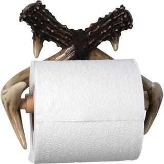 Rivers Edge Deer Antler Wall Mount Toilet Paper Holder (MultiDimensions 9.75 inches x 9.25 inches x 6 inchesWeight 2 )
