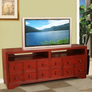 Lifestyle California Somerset TV Stand 101 0 Size 64, Finish Distressed An