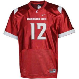 Washington State Cougars #12 Haddad Brands NCAA Youth Replica FB Jersey