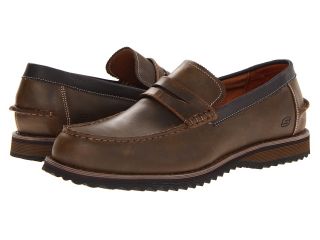 SKECHERS Ridge   Strada Mens Slip on Shoes (Brown)