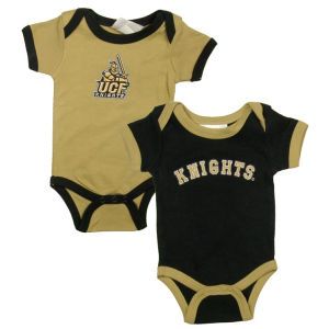 Central Florida Knights NCAA Newborn 2 Pack Contrast Creeper