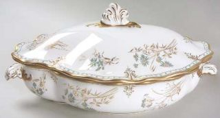 Royal Crown Derby Normandie Oval Covered Vegetable, Fine China Dinnerware   A114
