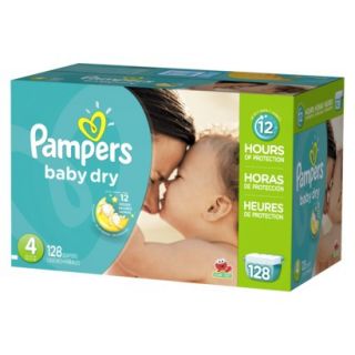 Pampers Baby Dry Diapers Giant Pack   Size 4 (128 Count)