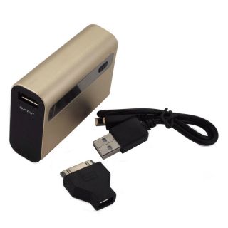 Sophia Global Portable Power Bank Battery Pack Charger 5200mah Usb Port For Smartphone Recharging (1 Gold)