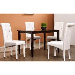 Warehouse Of Tiffany 7 piece White Dining Room Set