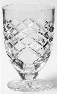 Waterford Adare Juice Glass   Cut Criss Cross, Cut Foot