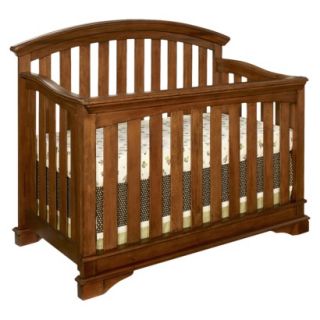 Westwood Waverly Convertible Crib with Toddler Rail   Tuscan