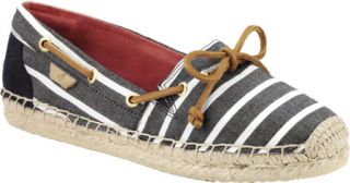 Womens Sperry Top Sider Katama   Navy Bretton Stripe Casual Shoes