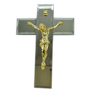 16 Gold Jesus On Cross (Gold )