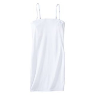 Gilligan & OMalley Womens Convertible Strap Fitted Slip   White L