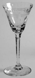 Seneca Richelieu Cordial Glass   Stem 476, Cut 706