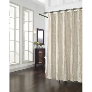 Vinery Embroidery Linen Shower Curtain (LinenMaterials 100 percent polyesterDimensions 72 inches wide x 72 inches longCare instructions Machine wash coldThe digital images we display have the most accurate color possible. However, due to differences in