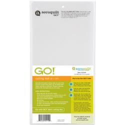 Accuquilt Go Cutting Mat (5 X 10) (WhiteMaterials PlasticSpecially formulated cutting matsDimensions 10 inches long x 5 inches wideImported )