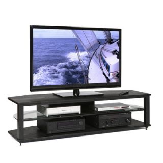 Plateau TV Stand CRX 2V Size 64, Finish Black