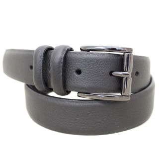Entourage Mens Leather Dress Belt (Genuine leatherClosure Buckle front closureHardware Black matteApproximate width 1.2 inchesModel B51175All measurements are approximate and may vary by size This belt runs one size small. Please order accordingly.)