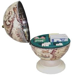 Playing Card, Dice And Poker Chip Storage Globe