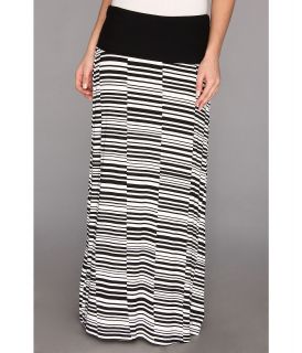Calvin Klein Printed Maxi Skirt M3KG6839 Womens Skirt (Black)