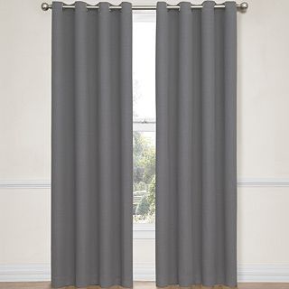 Eclipse Boden Grommet Top Blackout Curtain Panel with Thermaweave, Pewter