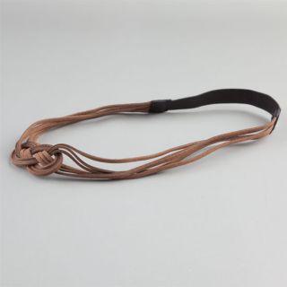 Suede Knot Headband Brown One Size For Women 228825400