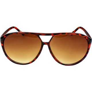 Womens Shield Brown Leopard Sunglasses (Brown leopardStyle OvalModel 7072BNLEOAMMaterials PlasticLens color AmberProtection UV400Nose pads ContrastingMeasurements 62mm lens x 18mm bridge x 138mm armsAll measurements are approximate and may vary sli