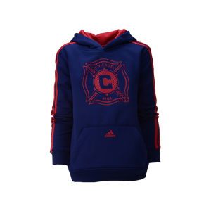Chicago Fire adidas MLS Youth Lightstrike Pull Over Hoodie