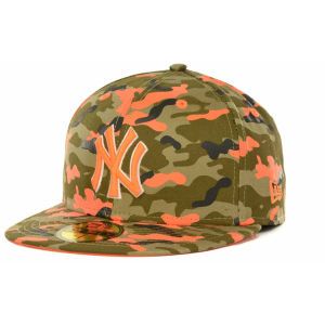 New York Yankees New Era MLB In Living Camo Fitted 59FIFTY Cap