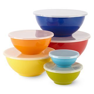Cooks 12 pc. Mixing Bowl and Lid Set, Multi