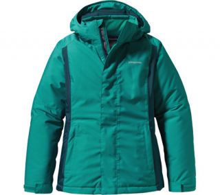 Girls Patagonia Insulated Snowbelle Jacket   Teal Green Bomber Jackets