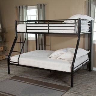  Duro Wesley Twin over Full Bunk Bed   Black   BB0024BLK
