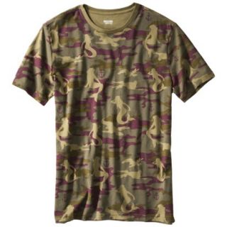 Mossimo Supply Co. Mens Short Sleeve Tee   Green Camouflage XL